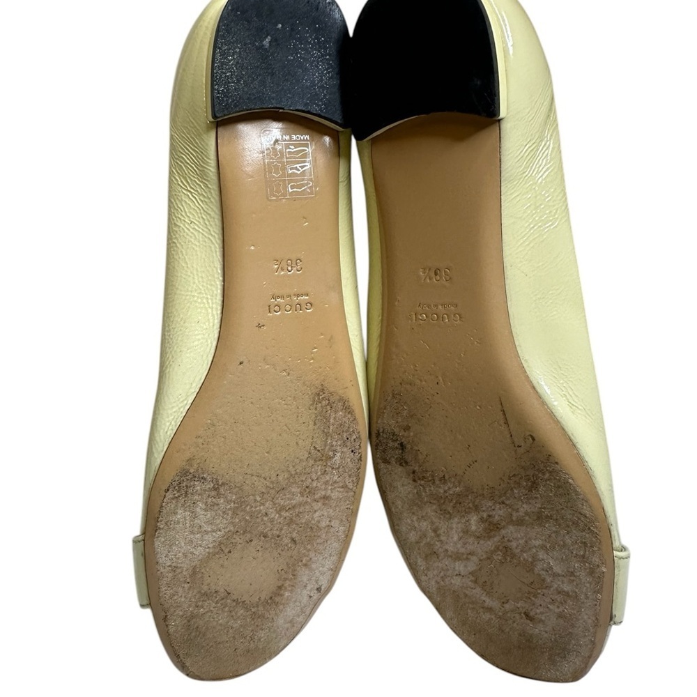 Gucci Women's Cream Leather Pumps - Picture 12 of 16